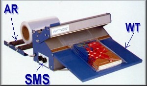 Immagine Termosaldatrici per films plastici e sacchetti Termosaldatrici industriali magnetiche serie Super Magnet